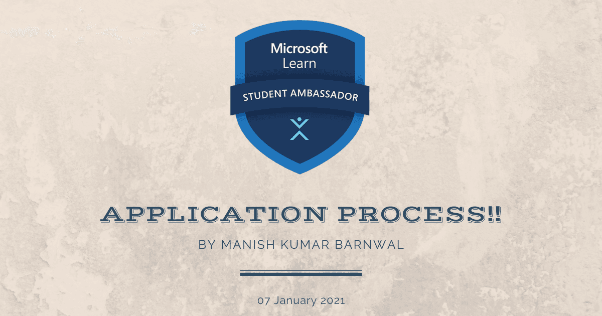Microsoft Learn Student Ambassador, SELECTED